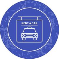 Rent a Car Vector Icon