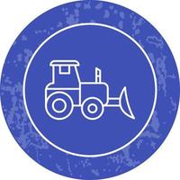 Industrial Tractor Vector Icon