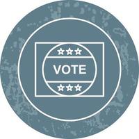 Vote Sticker Vector Icon