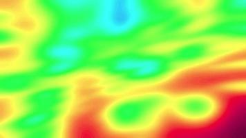 Weather forecast heat map. Atmosphere front motion video