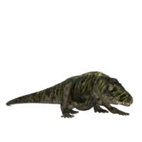 batrachotomus dinosauro isolato 3d rendere png