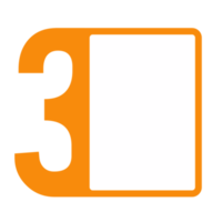 Empty label element with 10 number png