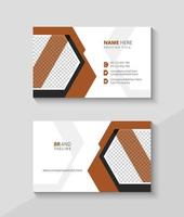 Creative business card design, Modern and minimal visiting card template vector