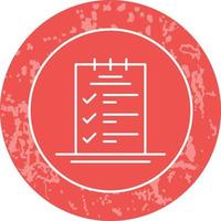 Booking CheckList Vector Icon