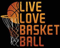 Basketball T shirt Design In Illustration for Sports Lovers. Eps-10. vector