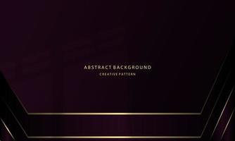 Abstract background Geometric liquid gradient of golden color and purple gradient with golden light on the back, for posters, banners, etc., EPS 10 vector design copy space area