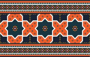 ethnic geometric seamless pattern vector. African Arab American Aztec motif pattern. vector elements designed for background, wallpaper, print, wrapping,tile, fabric patern. vector pattern.
