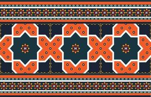 ethnic geometric seamless pattern vector. African Arab American Aztec motif pattern. vector elements designed for background, wallpaper, print, wrapping,tile, fabric patern. vector pattern.