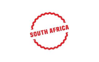 SOUTH AFRICA stamp rubber with grunge style on white background vector