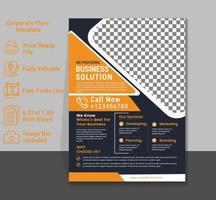 Corporate Flyer Template for your business.Flyer Design vector