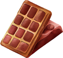 San Valentino cioccolato acquerello png