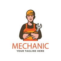 gradient mechanical engineering logo template vector