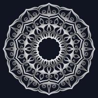 Decorative elements luxury ornament pattern gradient mandala design vector