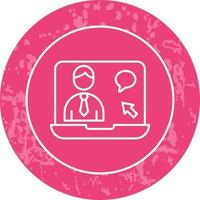 Online Interview Vector Icon