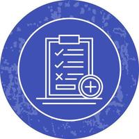 Medical Examination List Vector Icon