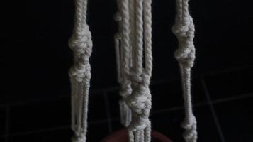 macrame for room decoration photo