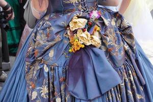 19 century dress close up detail photo