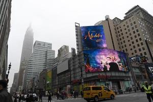 NEW YORK - USA  MAY 4 2019 - Times square full of people photo