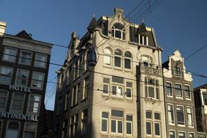 Amsterdam city center building detail photo