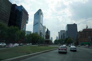 MEXICO CITY, MEXICO - MARCH 18 2018 - Mexican metropolis capital congested traffic photo