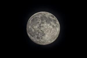 Full Moon on the black photo