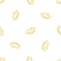 Clean banana pattern seamless vector