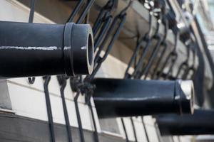 Constellation Fregate Cannons in Baltimore Harbor photo