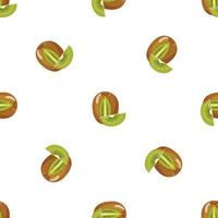 Fresh kiwi pattern seamless vector