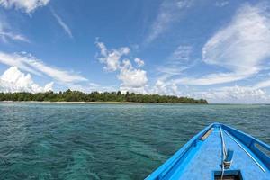 Siladen turquoise tropical paradise island in Indonesia photo