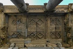 Temple of Garni, an Ionic Pagan temple located in the village of Garni, Armenia. It is the best-known structure and symbol of pre-Christian Armenia. photo