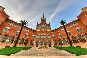 Hospital Sant Pau Recinte Modernista in Barcelona, Catalonia, Spain, 2022 photo