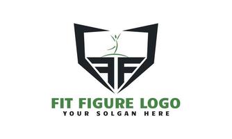 logotipo de salud, logotipo de la empresa, logotipo de jem, logotipo de yoga, icono de fitness vector