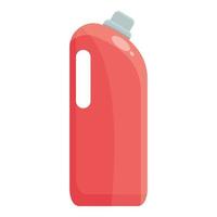 vector de dibujos animados de icono de botella limpiadora. producto de plastico
