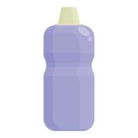 Domestic cleaner icon cartoon vector. Liquid bottle vector