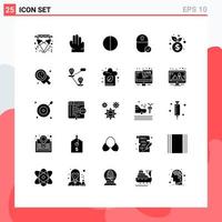 25 Creative Icons Modern Signs and Symbols of growth business digital hardware devices Editable Vector Design Elements