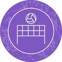 icono de vector de voleibol de playa