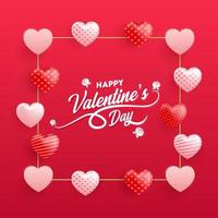 valentine's day background vector