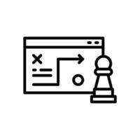 business strategy icon for your website design, logo, app, UI. vector