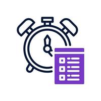 time management icon for your website design, logo, app, UI. vector