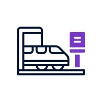 icono de la estación de tren para el diseño de su sitio web, logotipo, aplicación, ui. vector