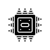 cpu icon for your website, mobile, presentation, and logo design. vector