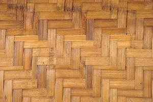detail handicraft bamboo weaving background. Rattan texture. photo