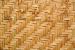 detail handicraft bamboo weaving background. Rattan texture. photo