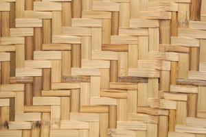Traditional handcraft weave Thai style pattern nature background texture wicker surface for furniture material photo