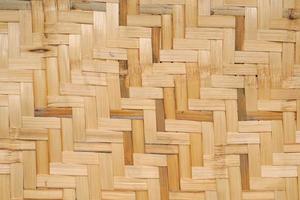 Traditional handcraft weave Thai style pattern nature background texture wicker surface for furniture material photo