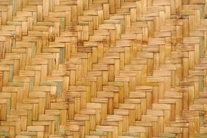 detail handicraft bamboo weaving background. Rattan texture. photo