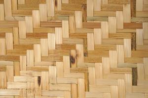 Traditional handcraft weave Thai style pattern nature background texture wicker surface for furniture material photo
