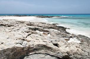 Half Moon Cay Island Rocks And The Beach photo