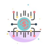 Crowd fund Crowd funding Crowd sale Crowd selling Funding Abstract Flat Color Icon Template vector