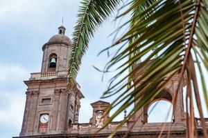 Beautiful view of the Cathedral Santa Ana Vegueta in Las Palmas photo